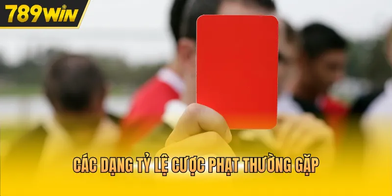 Các dạng tỷ lệ cược phạt thường gặp 